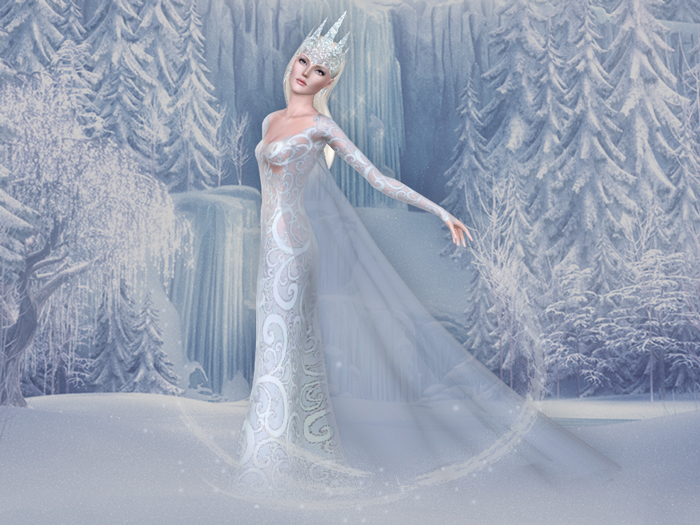 Snow queen for Sims 3 by BEO
